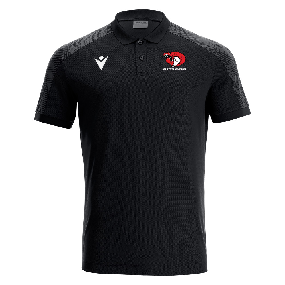 Cardiff University American Football - ROCK polo (Black)