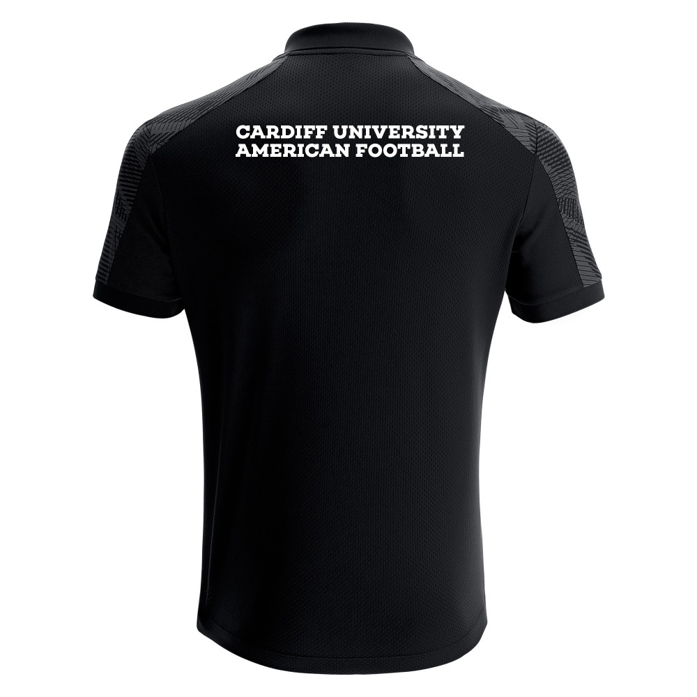Cardiff University American Football - ROCK polo (Black)