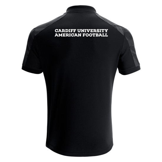 Cardiff University American Football - ROCK polo (Black)