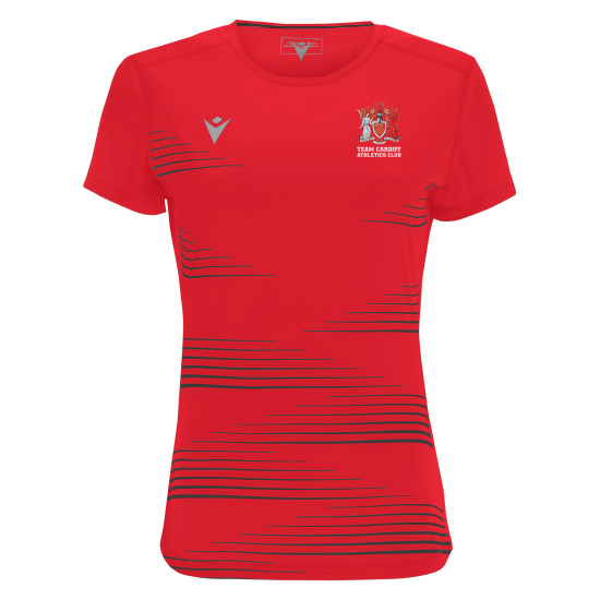 Cardiff University Athletics Club - IRMA shirt (Red)