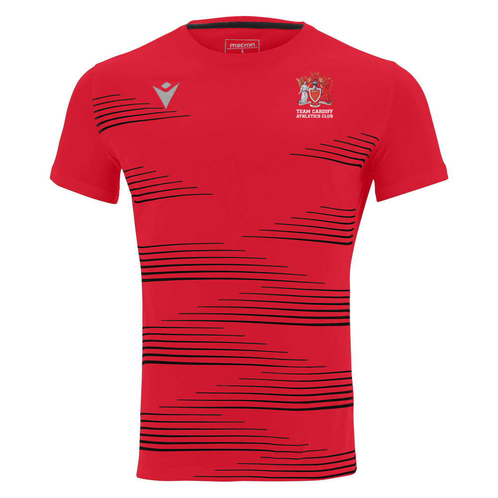 Cardiff University Athletics Club - IVAN shirt (Red)