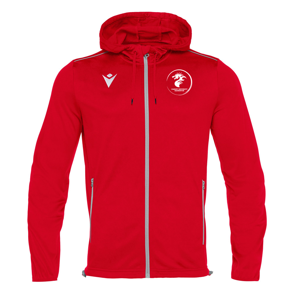 Cardiff University Badminton - FREYR full zip hoody (Red)