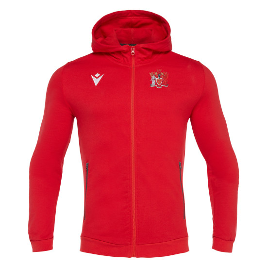 Cardiff University Barbell Club - CELLO full zip hoody (Red)
