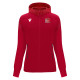 Cardiff University Barbell Club - DRUM full zip hoody (Red)