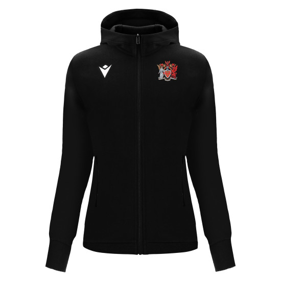 Cardiff University Barbell Club - DRUM full zip hoody (Black)