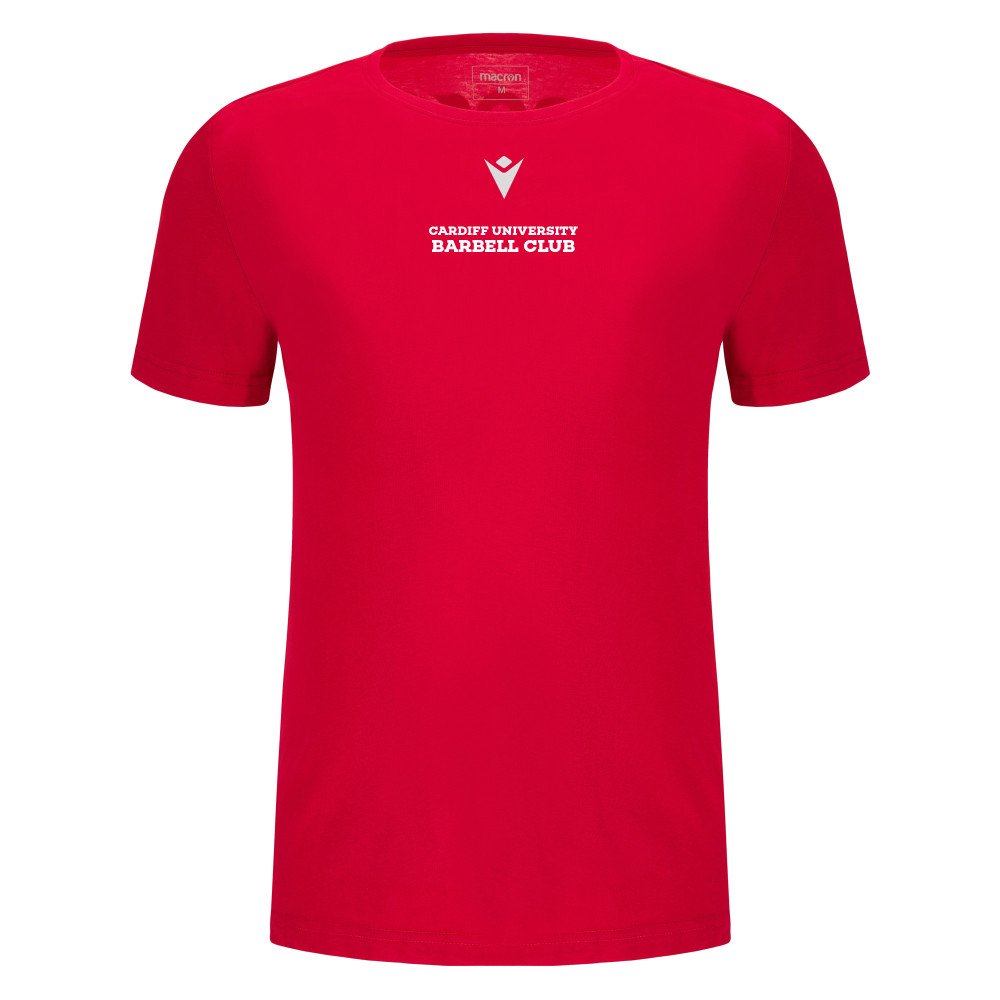 Cardiff University Barbell Club - MP151 T-shirt (Red)