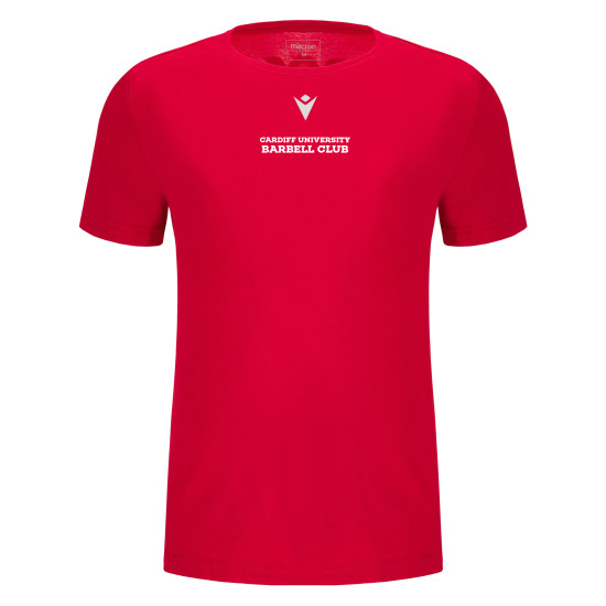 Cardiff University Barbell Club - MP151 T-shirt (Red)