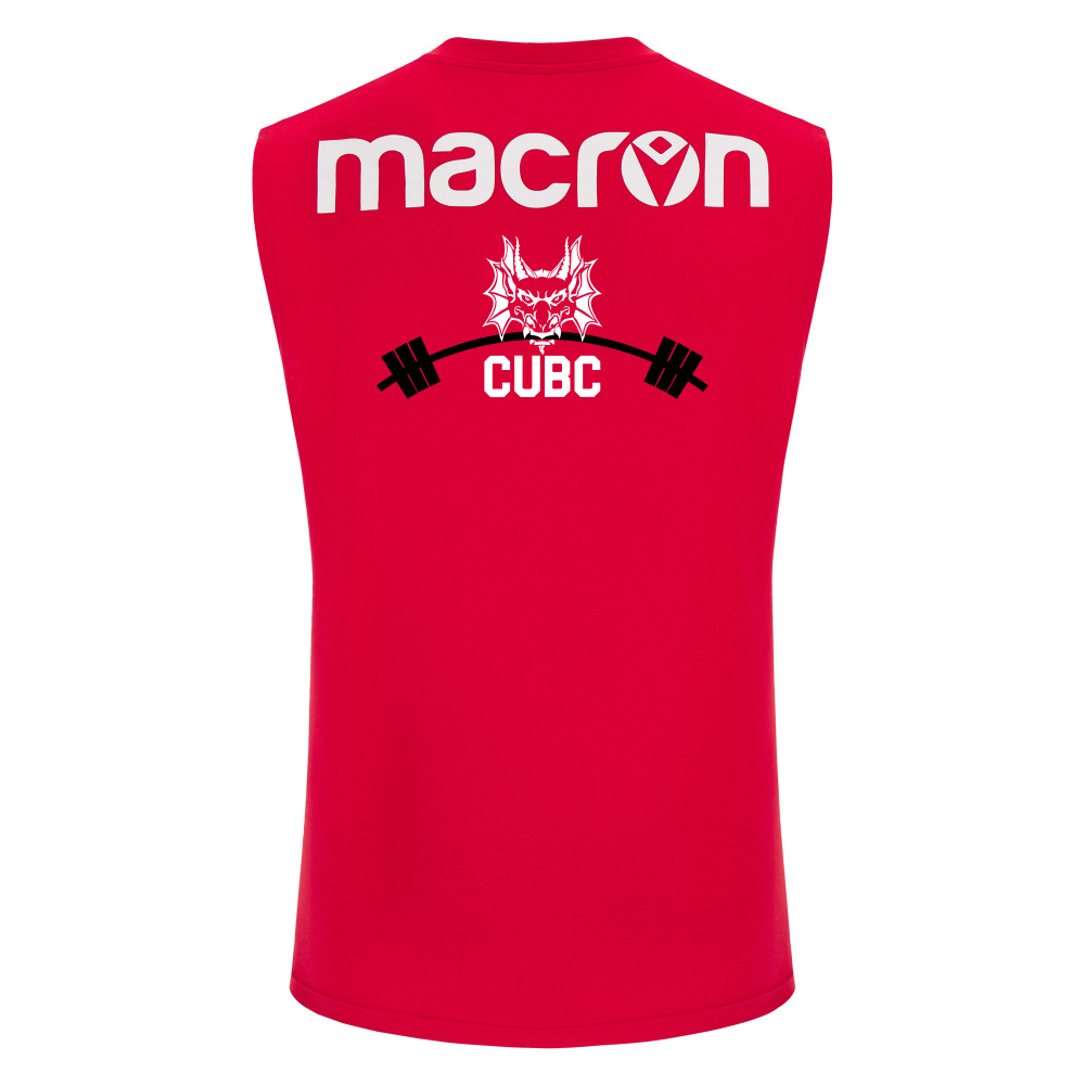 Cardiff University Barbell Club - MP151 sleeveless shirt (Red)