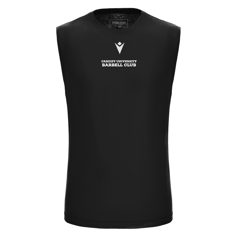 Cardiff University Barbell Club - MP151 sleeveless shirt (Black)