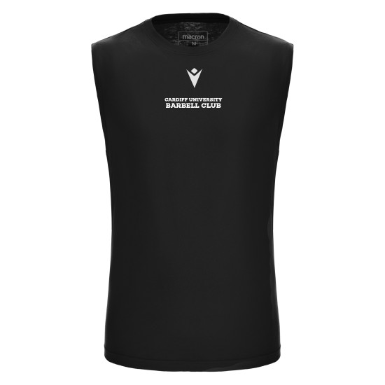 Cardiff University Barbell Club - MP151 sleeveless shirt (Black)