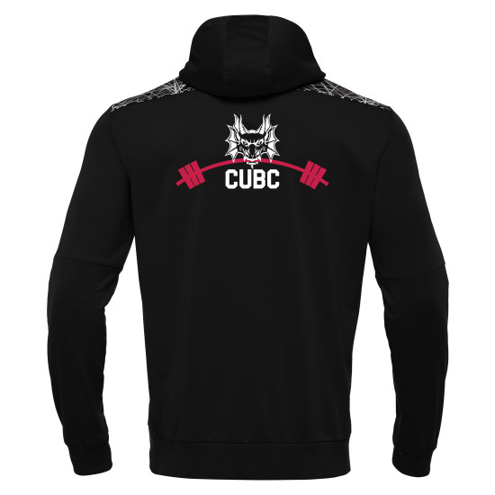 Cardiff University Barbell Club - ISHTAR 1/4 zip hoody (Black/White)
