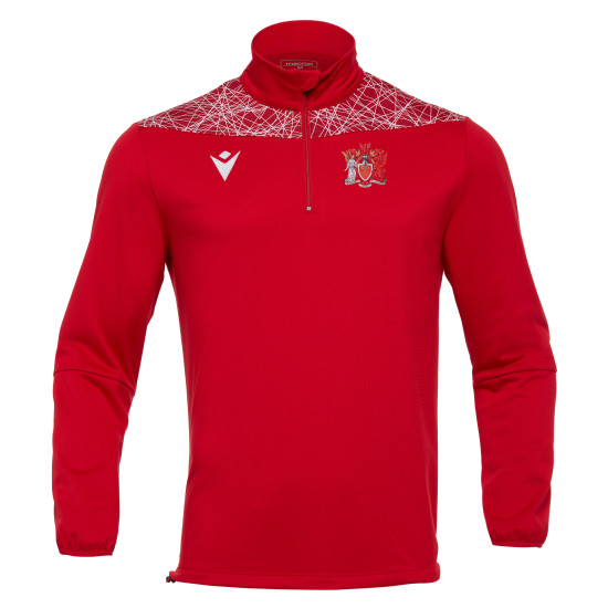 Cardiff University Barbell Club - TAGUS 1/4 zip top (Red/White)