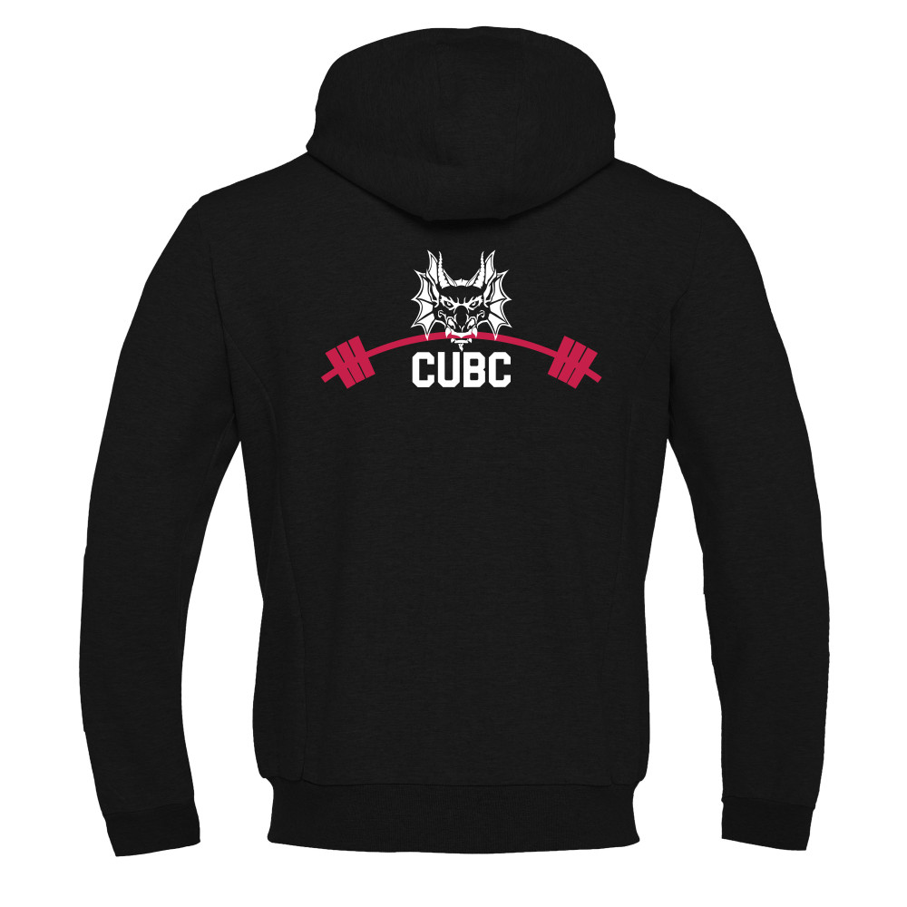 Cardiff University Barbell Club - ZITHER full zip hoody (Black)