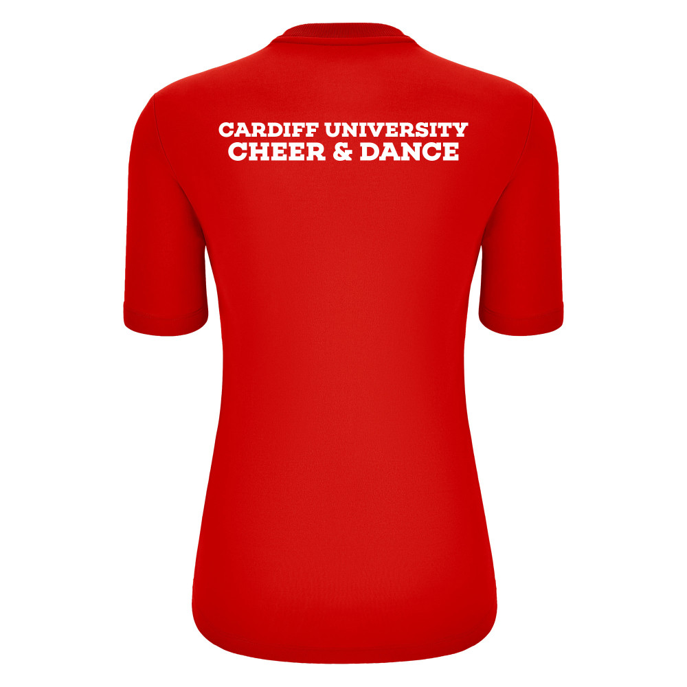 Cardiff University Cheerleading - ARIEL shirt (Red)