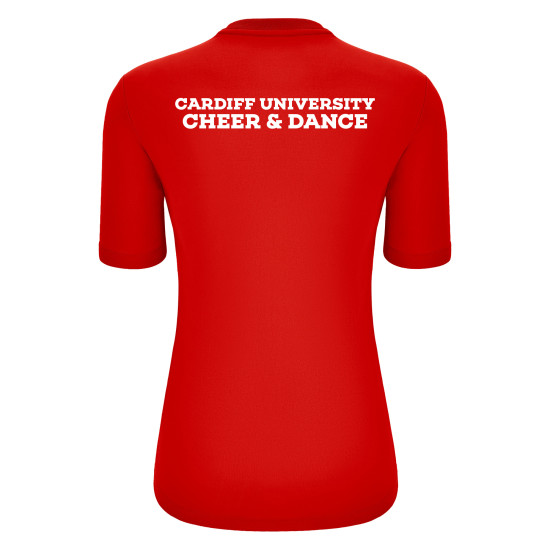 Cardiff University Cheerleading - ARIEL shirt (Red)