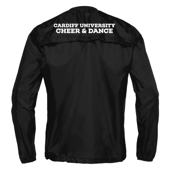 Cardiff University Cheerleading - CHICAGO windbreaker (Black)