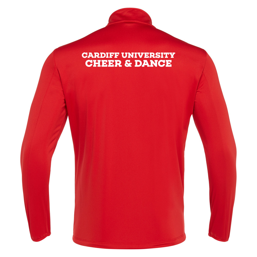 Cardiff University Cheerleading - HAVEL 1/4 zip top (Red)