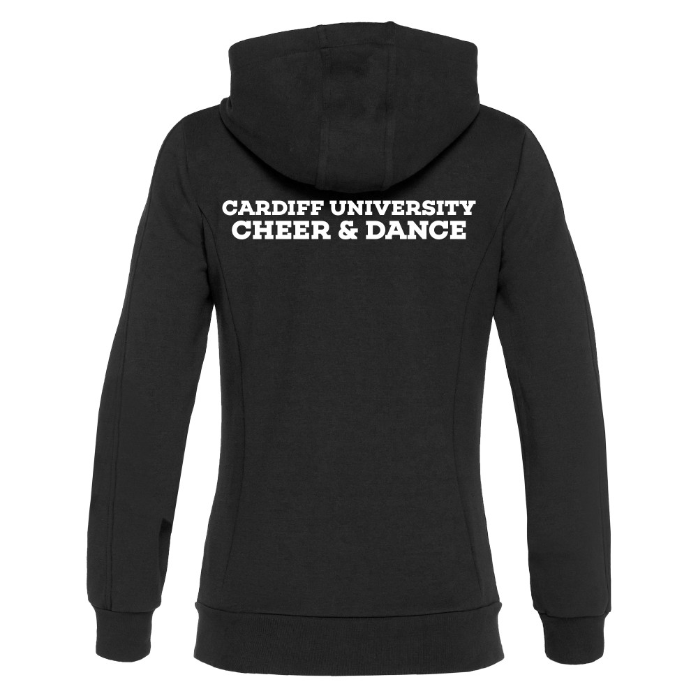 Cardiff University Cheerleading - LYRE full zip hoody (Black)