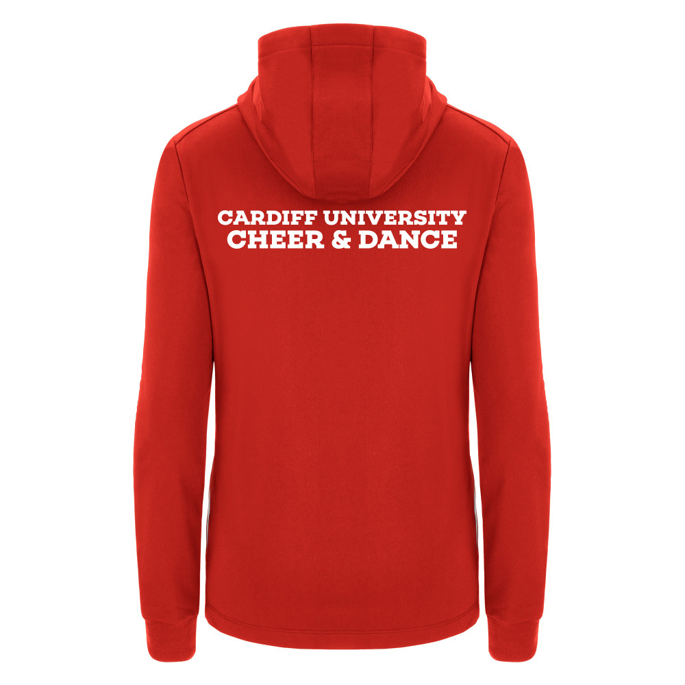 Cardiff University Cheerleading - BASTET full zip hoody (Red)