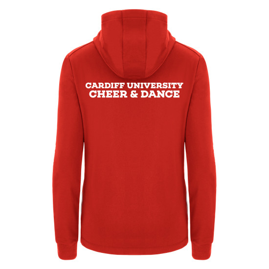 Cardiff University Cheerleading - BASTET full zip hoody (Red)