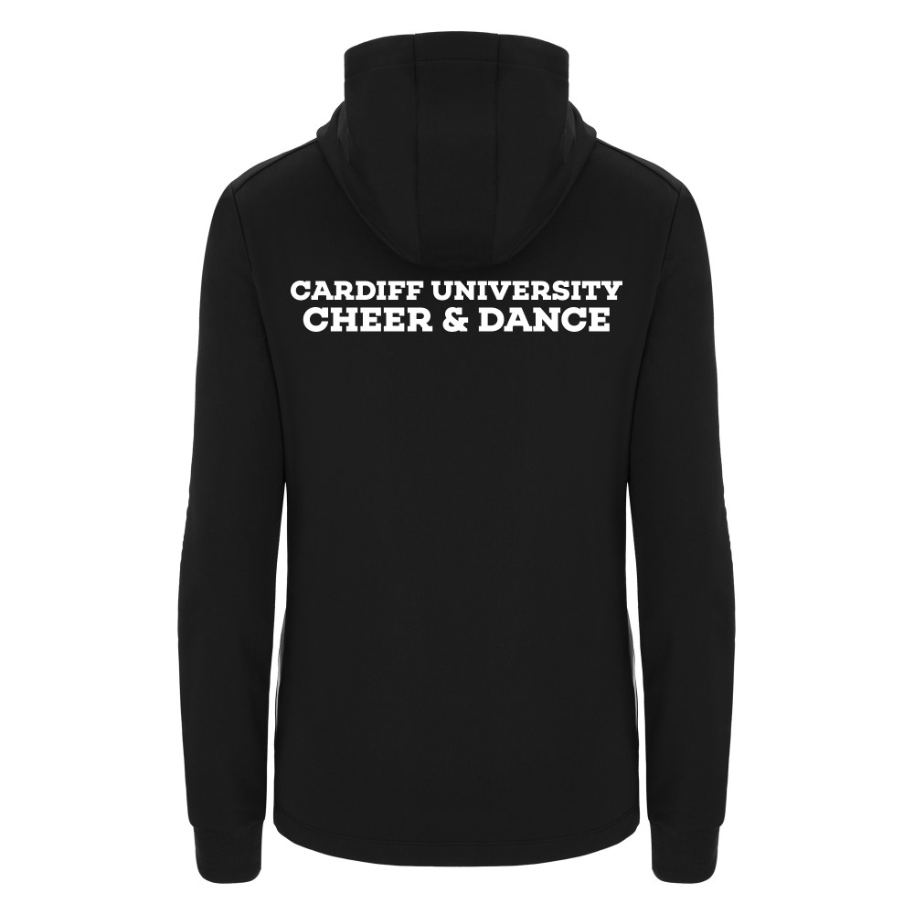 Cardiff University Cheerleading - BASTET full zip hoody (Black)
