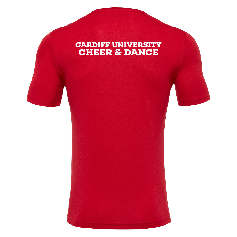 Cardiff University Cheerleading - RIGEL HERO shirt (Red)