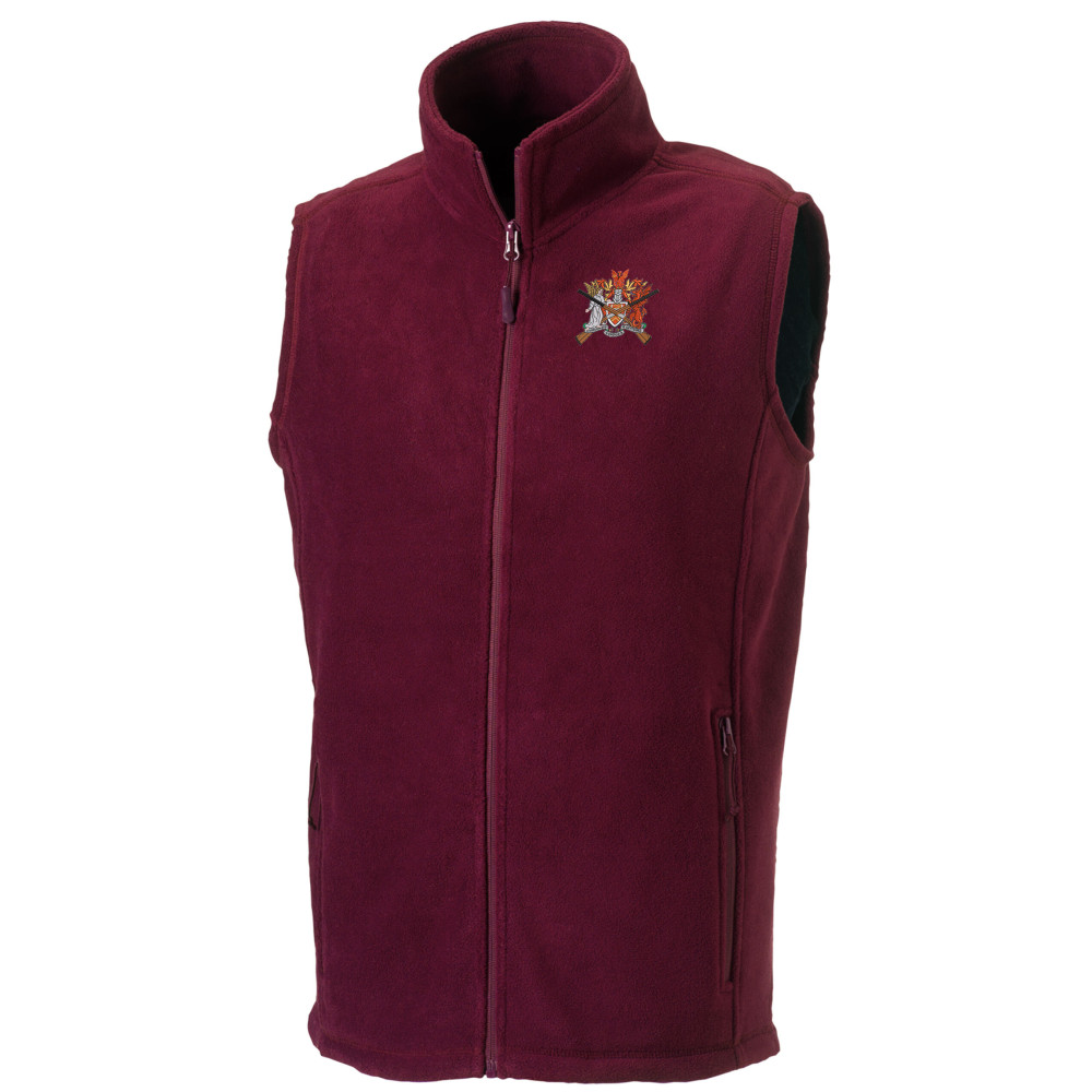 Cardiff University Clay Shooting - FLEECE vest (Maroon)