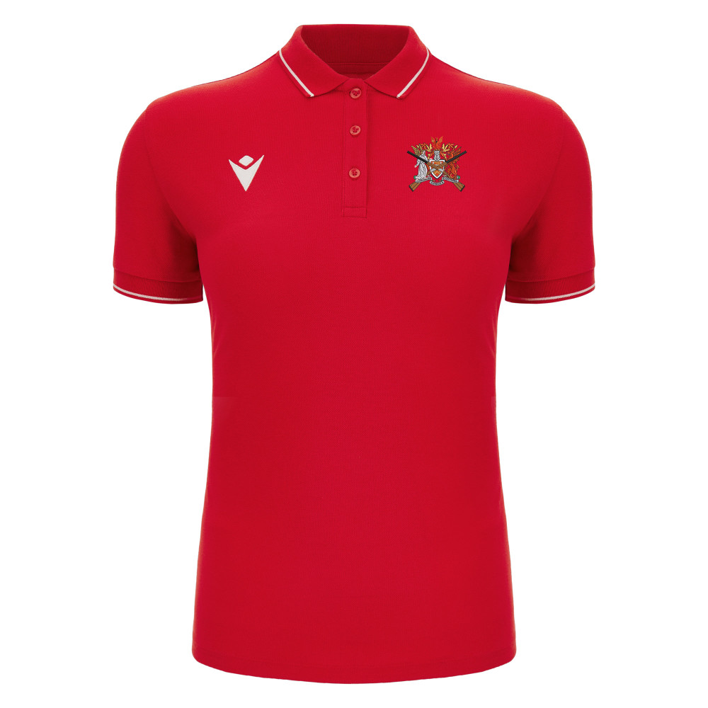 Cardiff University Clay Shooting - WALTZ ECO polo (Red/White)