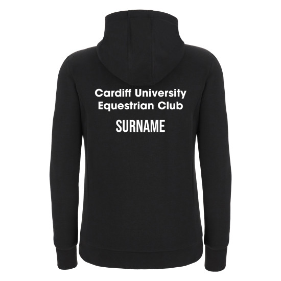 Cardiff University Equestrian Club - THEATER ECO hoody (Black)