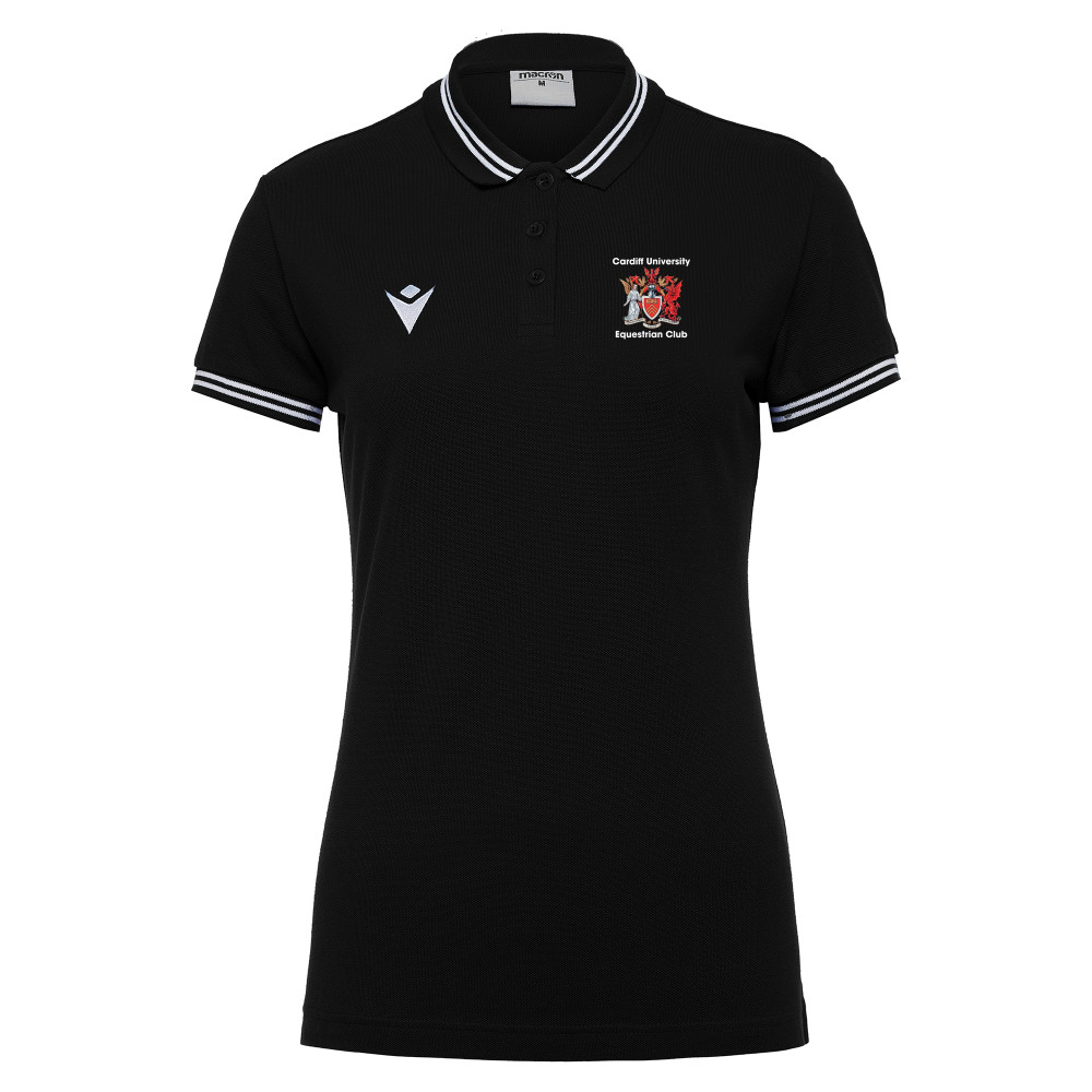 Cardiff University Equestrian Club - HAMBO polo (Black)