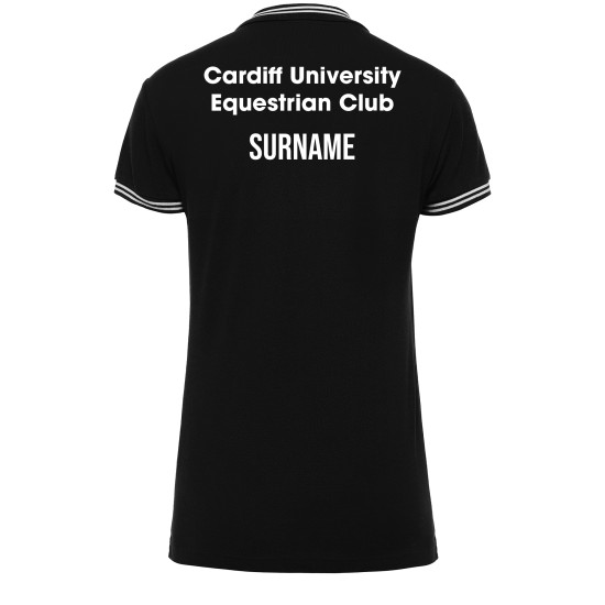 Cardiff University Equestrian Club - HAMBO polo (Black)