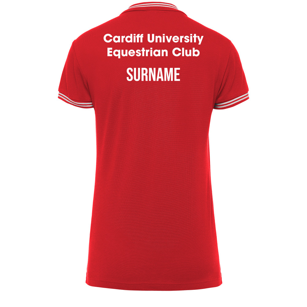 Cardiff University Equestrian Club - HAMBO polo (Red)