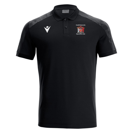 Cardiff University Equestrian Club - ROCK polo (Black)