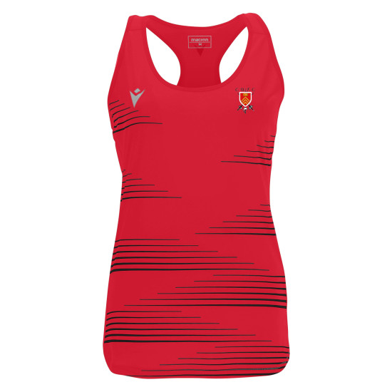 Cardiff University Fencing Club - DOLLY singlet (Red/Black)