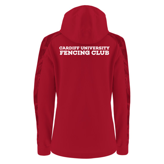 Cardiff University Fencing Club - APHRODITE full zip top (Red)