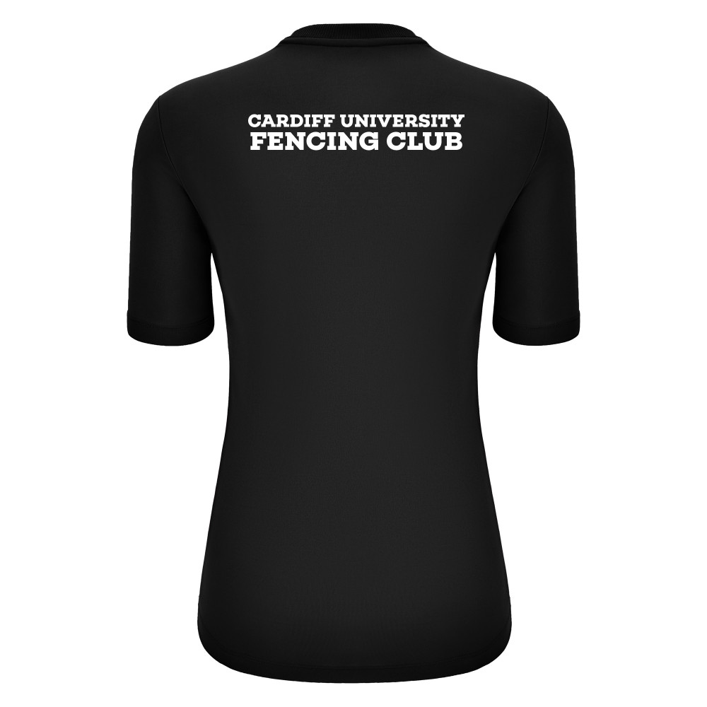 Cardiff University Fencing Club - ARIEL shirt (Black) Cardiff University Fencing Club - ARIEL shirt (Black)