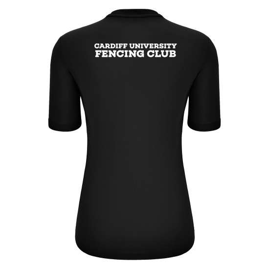 Cardiff University Fencing Club - ARIEL shirt (Black)