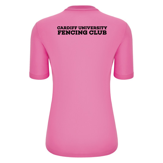 Cardiff University Fencing Club - ARIEL shirt (Pink)