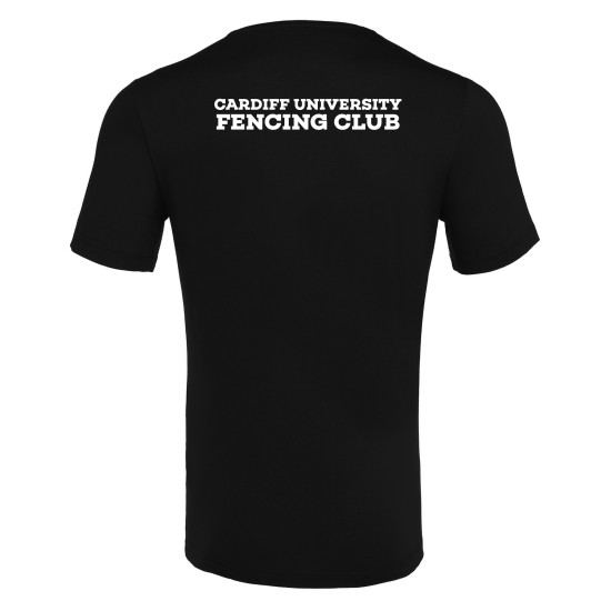 Cardiff University Fencing Club - BOOST HERO T-shirt (Black)