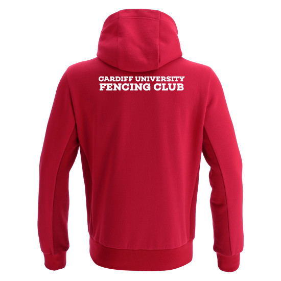 Cardiff University Fencing Club - DANCE hoody (Red)