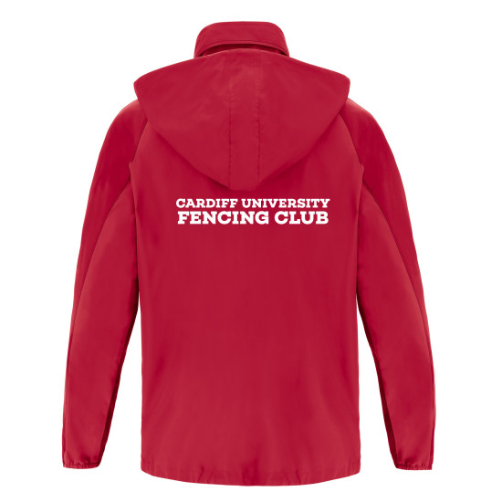 Cardiff University Fencing Club - ELBRUS shower jacket (Red)