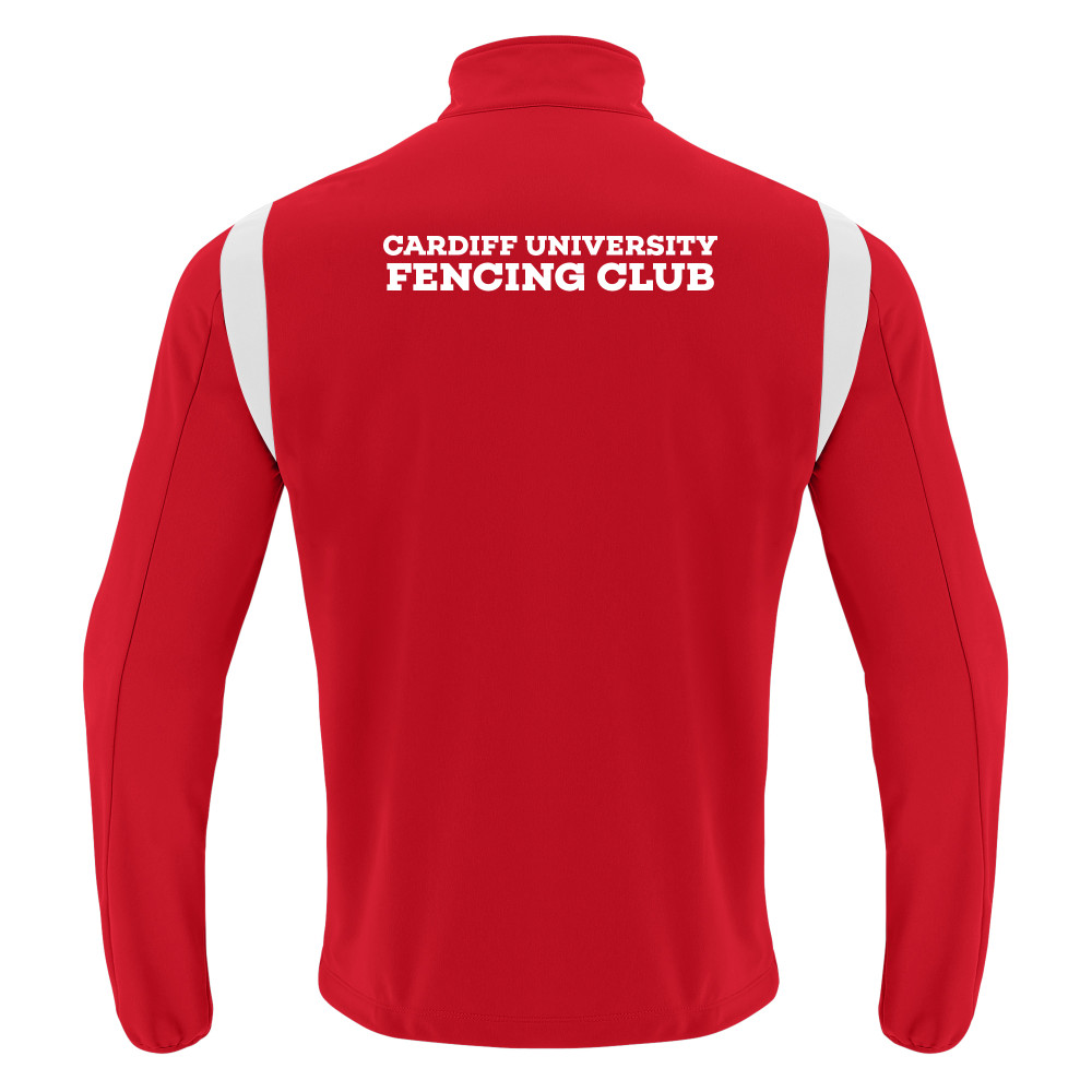 Cardiff University Fencing Club - FUJIN full zip top (Red/White)