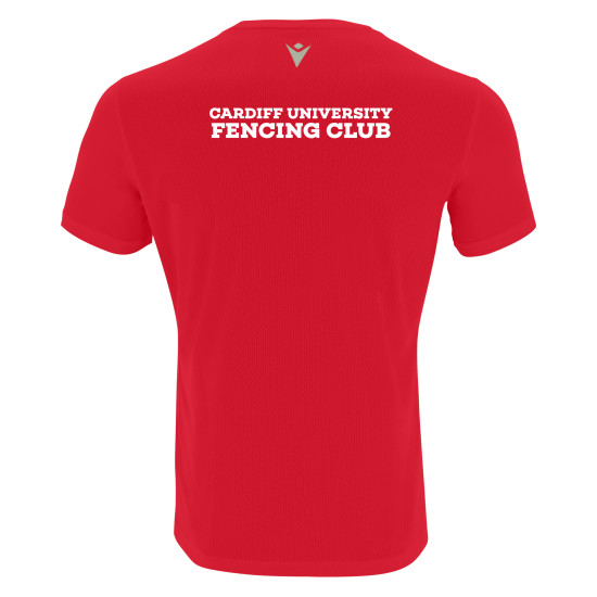 Cardiff University Fencing Club - IVAN shirt (Red/Black)