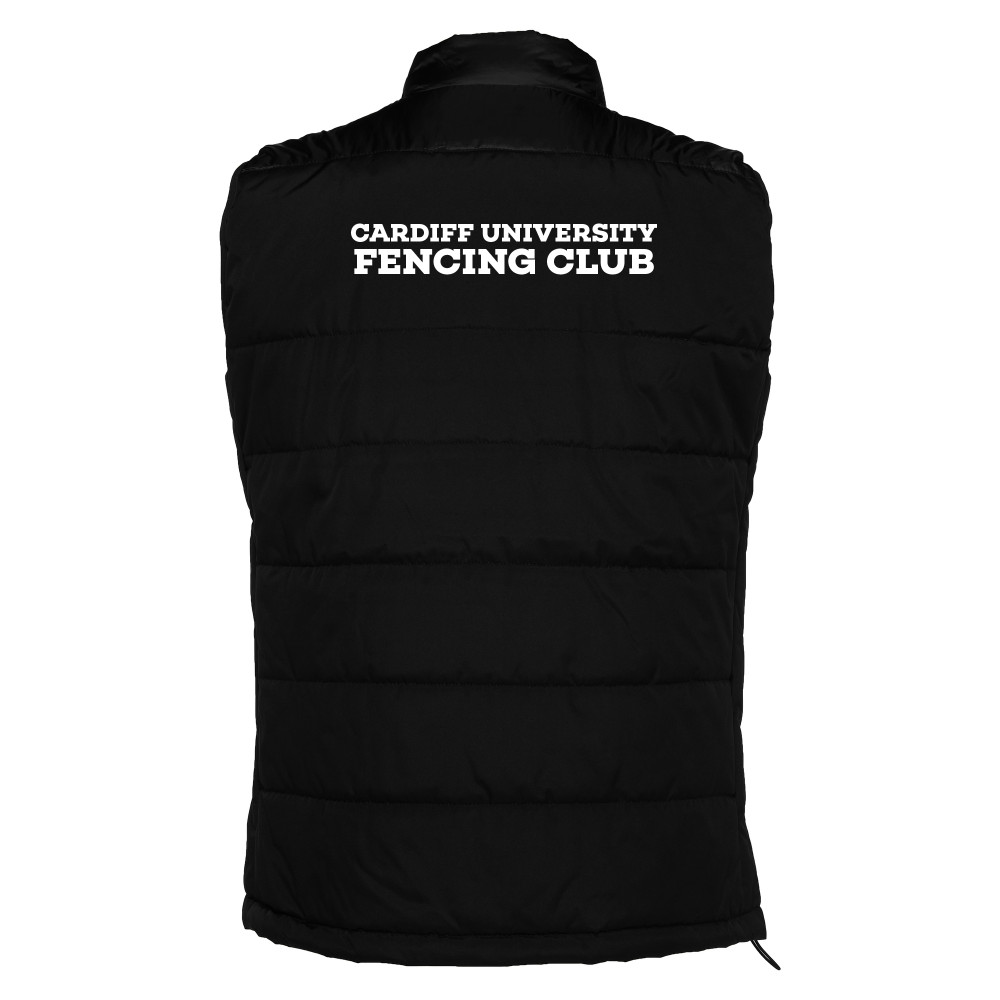 Cardiff University Fencing Club - OMSK gilet (Black) Cardiff University Fencing Club - OMSK gilet (Black)