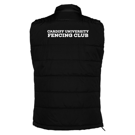 Cardiff University Fencing Club - OMSK gilet (Black)