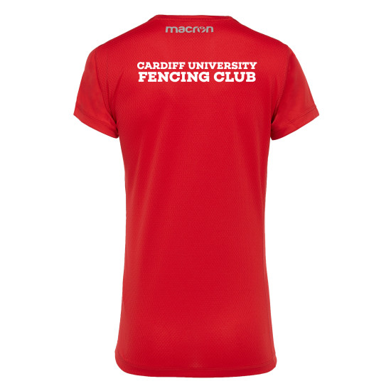 Cardiff University Fencing Club - PATRICIA shirt (Red)