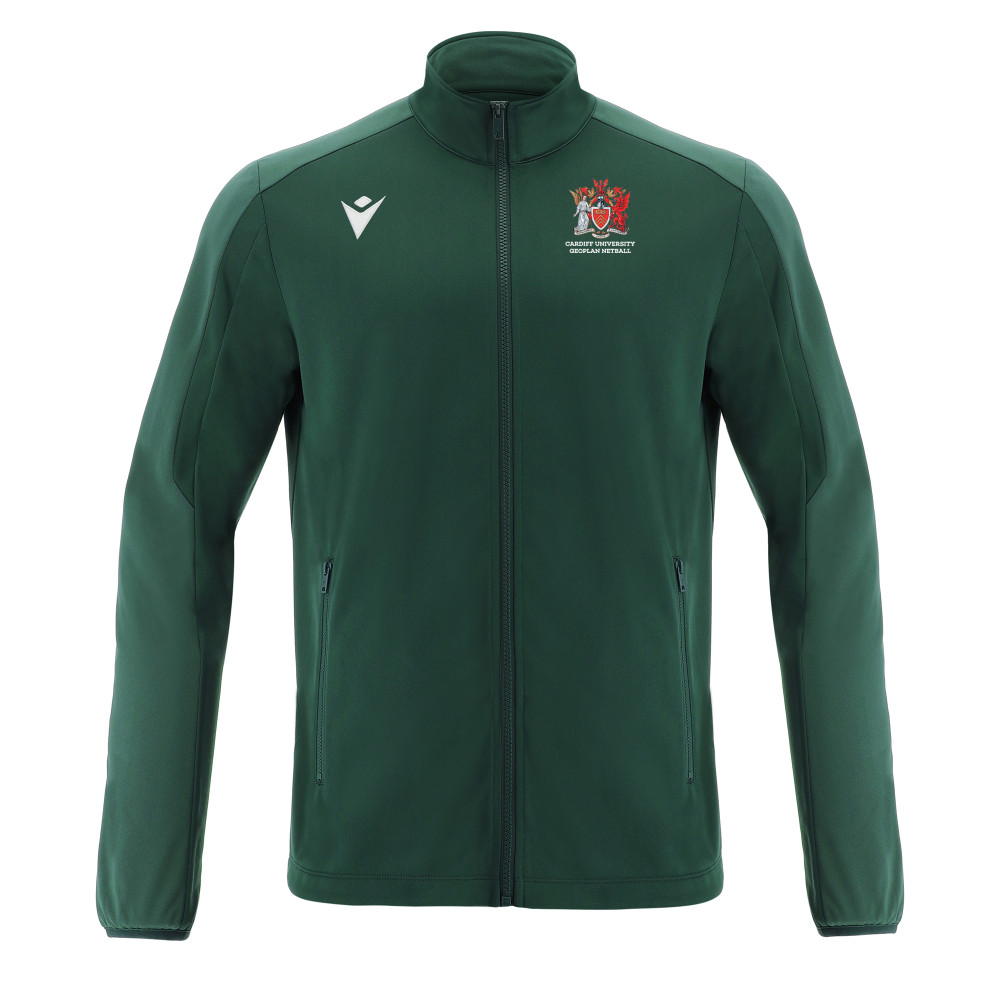 Cardiff University Geoplan Netball - SETH full zip top (Bottle Green)
