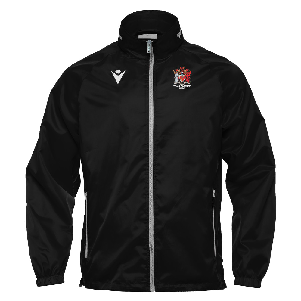 Cardiff University Golf - PRAIA HERO full zip windbreaker (Black)