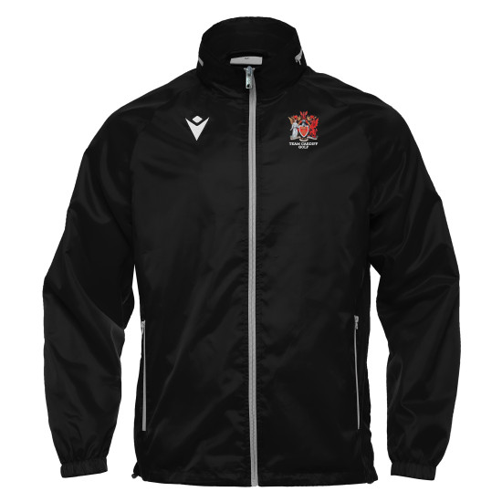 Cardiff University Golf - PRAIA HERO full zip windbreaker (Black)