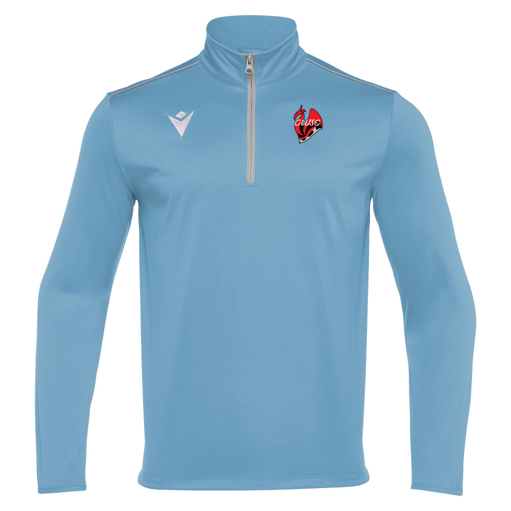 Cardiff University Ice Skating - HAVEL 1/4 zip top (Sky)